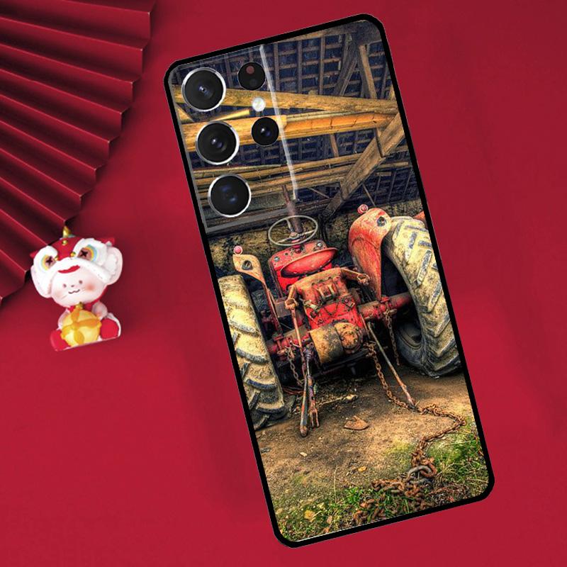 Farm Vehicle Tractor Case For Samsung Galaxy S24 Ultra S22 S23 Plus Note 10 Note 20 S8 S9 S10 S20 S21 FE Cover