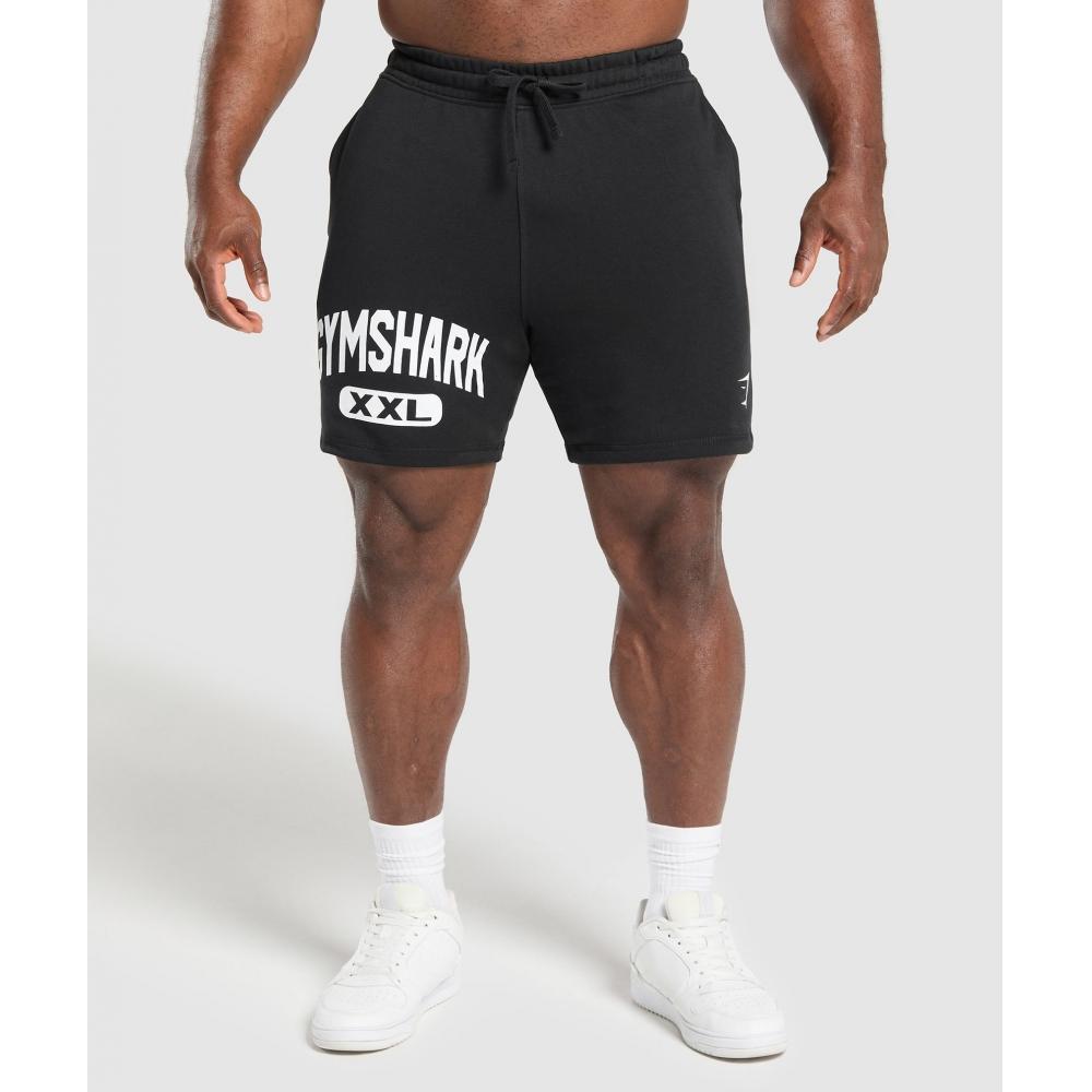 

Gymshark Xxl Graphic Shorts Black A6a7z Bb2j S