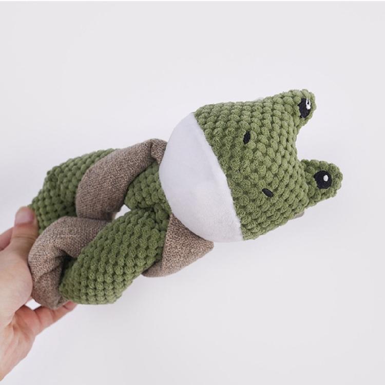 Dog Molar Toy Squeaky Interactive Prevent Obesity Grinding Resistant Bear