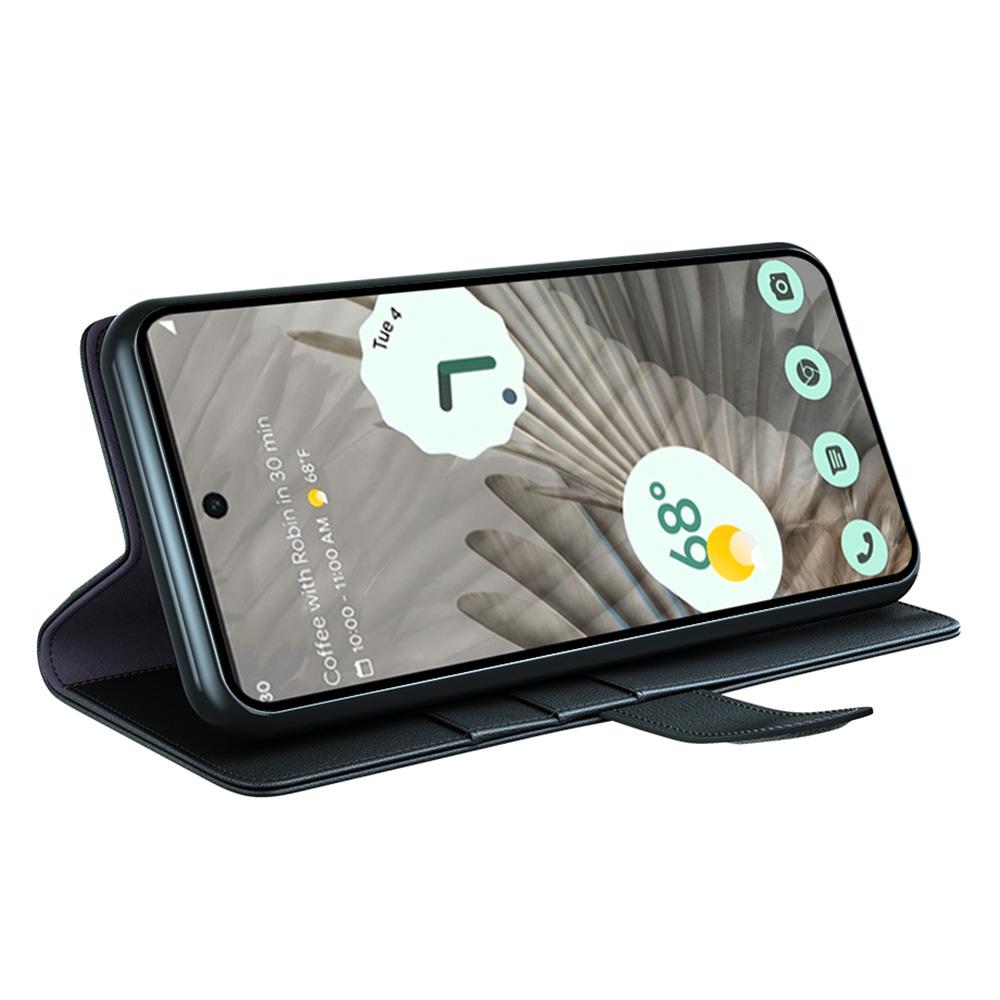 For Google Pixel 7 Pro 5G Phone Cases Genuine Split Leather Wallet Mobile Cover Stand