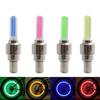 2pcs Vélo Lumière Sans Batterie Montagne Vélo De Route Vélo Lumières LED S Bouchons De Valve De Pneu De Roue Rayons Bleu -WGHY1341