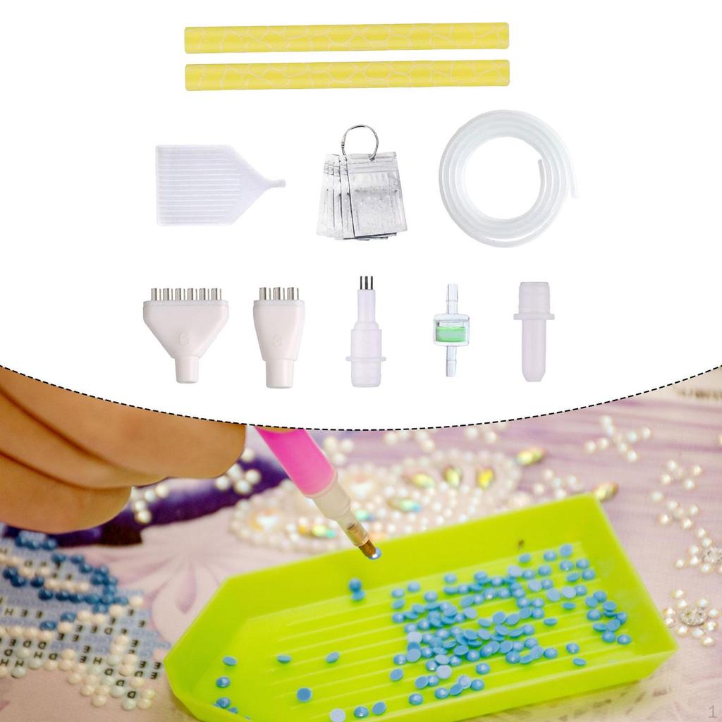 acuum Diamond Painting Drill Pen Tools DIY Includes 3 Multi Heads for Hobby Docorating