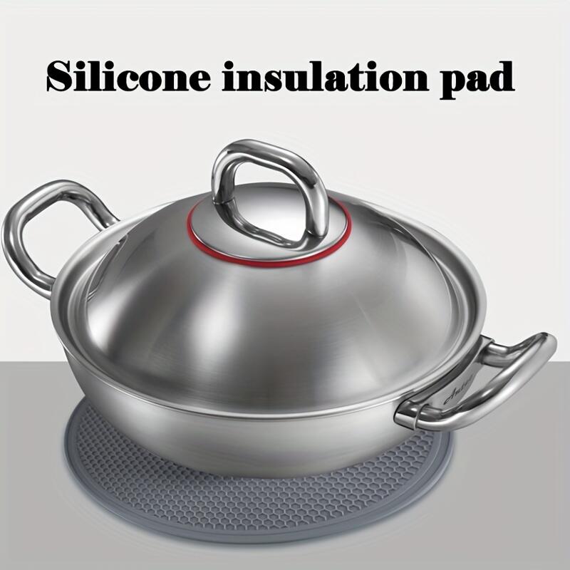 1/4PCS Round Placemats Restaurant Hollow Decoration Meal Mat Anti-hot Dining Table Line Mat Steak Plate Pad