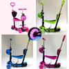 Scooters Adjustable Childrens Height Led Flashing Simple Cute Removable Seats