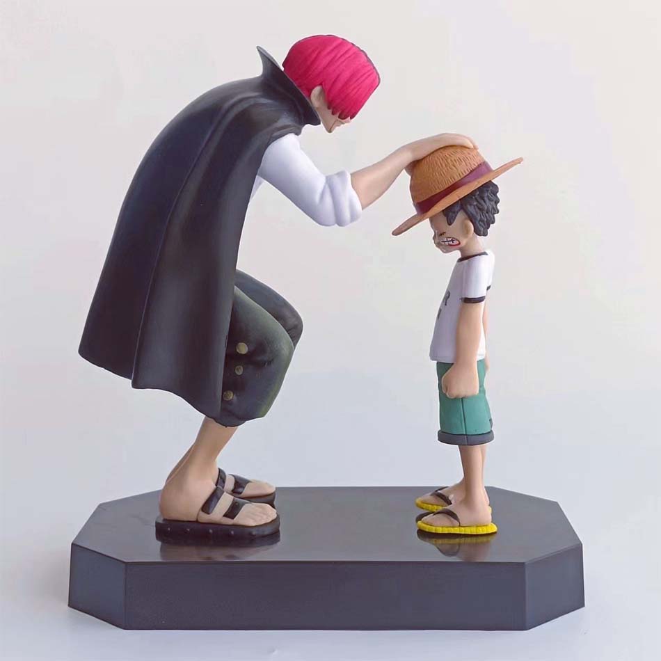 One Piece Luffy Four Emperors Shanks Straw Hat Luffy Action Figure Monkey D Luffy Collection Model Doll Toys