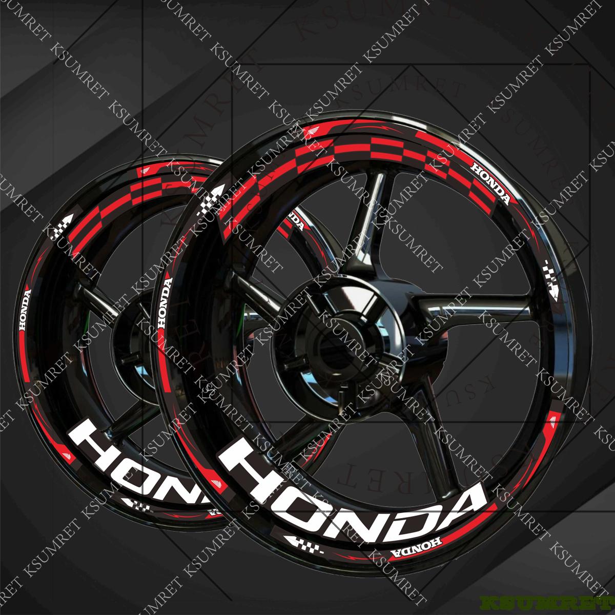 

Вінілова наклейка на колесо Honda, наклейка на диск мотоцикла