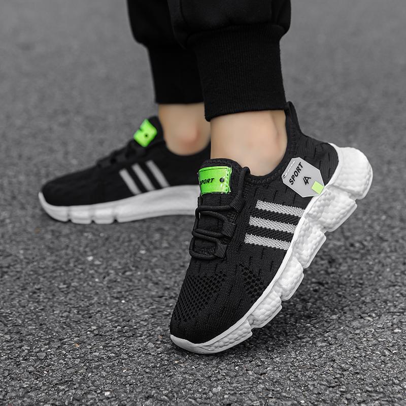 28-39 Dětské nadměrné velikosti Lehké Jednoduché Stylové Prodyšné Síťované Ležérní Sportovní Obuv Běžecká Obuv