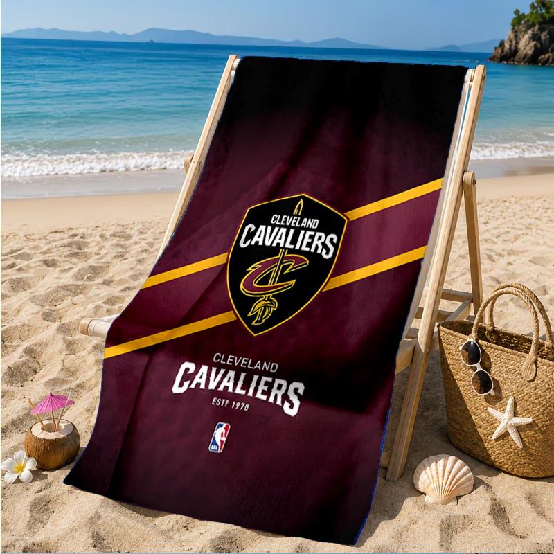 Cleveland Football Beach Towel, Microfiber Beach Towel, Perfect For Pool, Beach, Travel, Home Decor Beach Party Fan Gifts