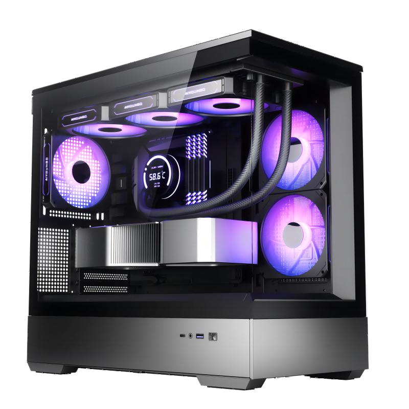 aigo Star Lan Series M-ATX Panoramic PC Case