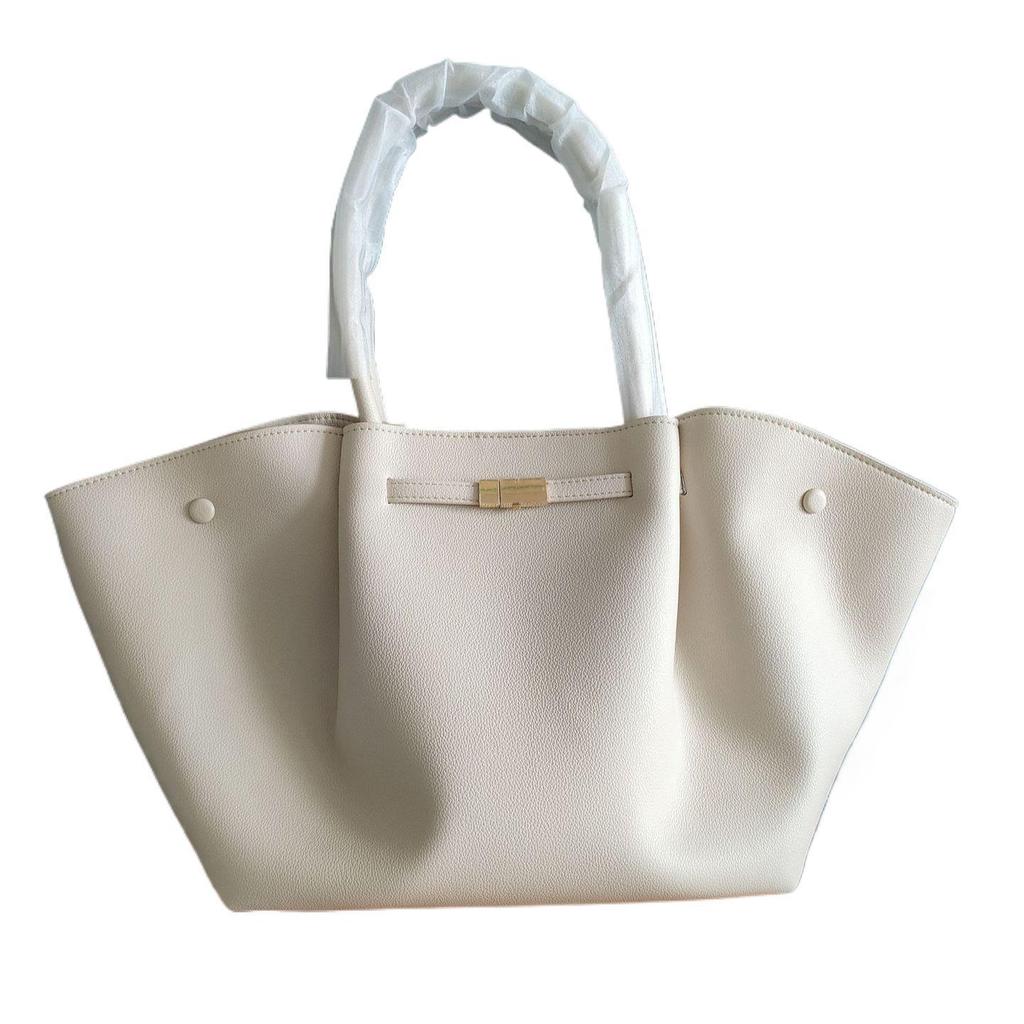 2025 Trendige Tragetasche mit großem Fassungsvermögen und Litschi-Muster – Europäischer & Amerikanischer Stil