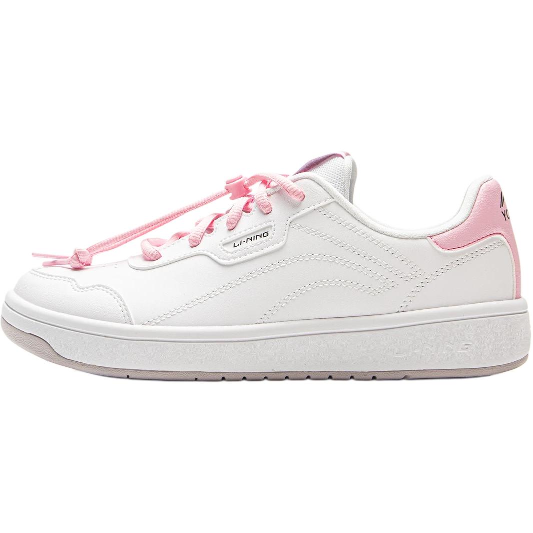 

Li Ning Детская спортивная серия лайфстайл Удобные Универсальные Амортизация Износостойкие Поддержка отскока Низкие детские кроссовки YKCV215-2 38