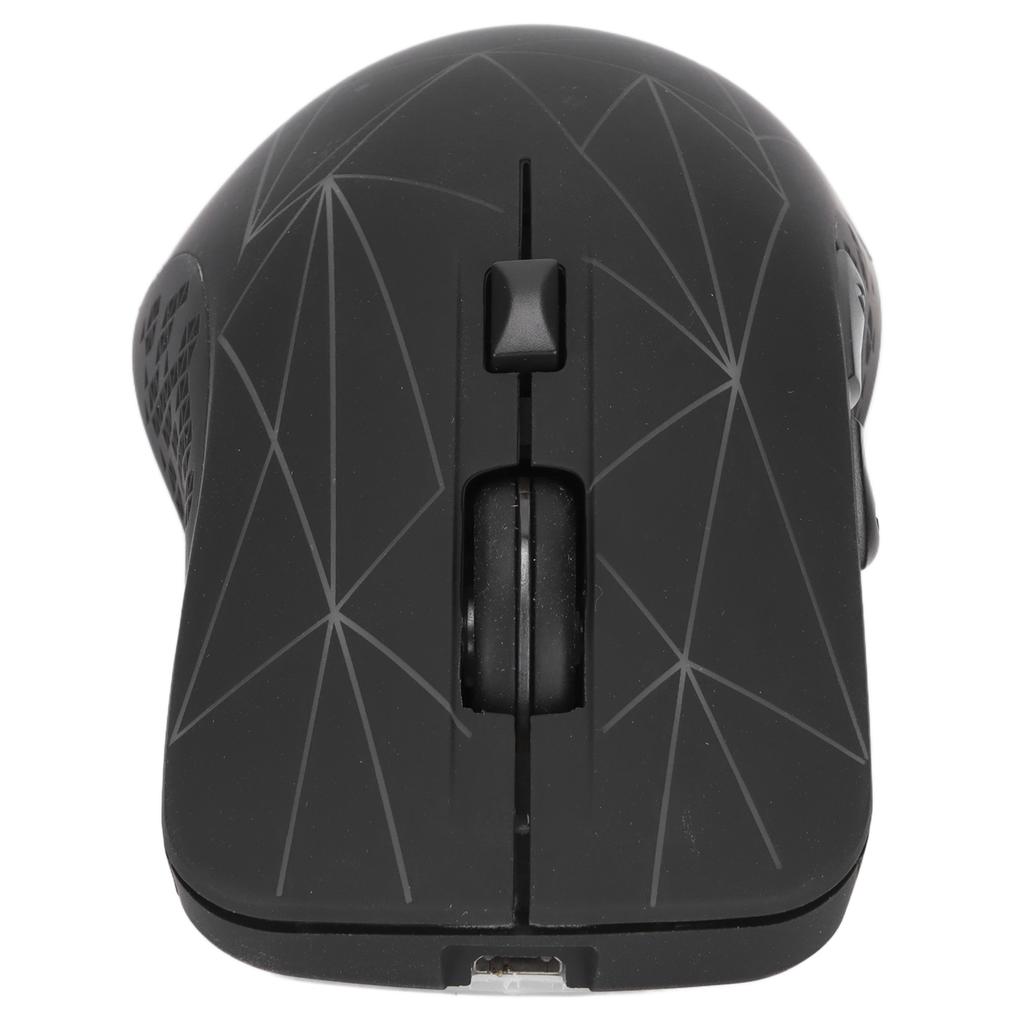 Wireless Mouse Rechargeable Dual Mode Design USB Mice 7 Colors Breathing Light Computer Supplies