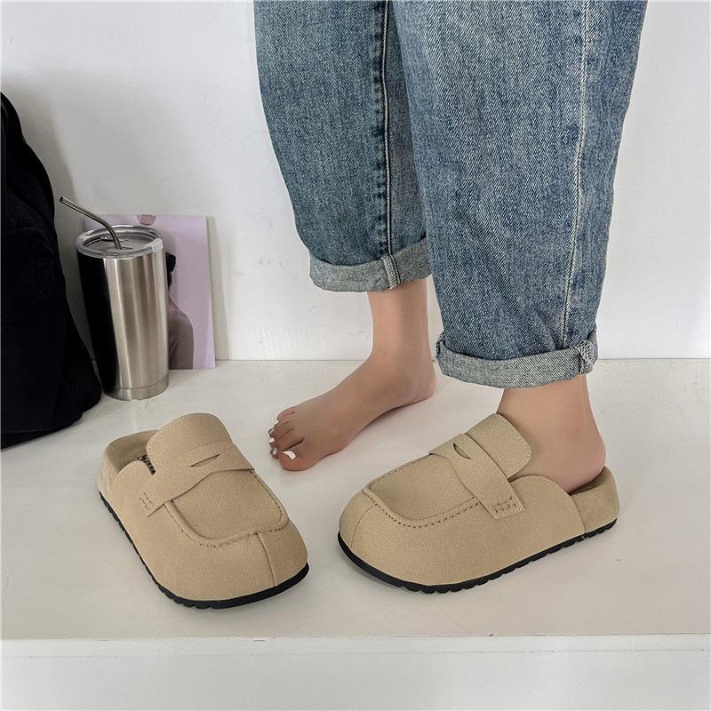 

Импортная торговля весна-лето 2024 новые британские туфли на плоской подошве женские ленивые туфли универсальные сумки для женщин 40