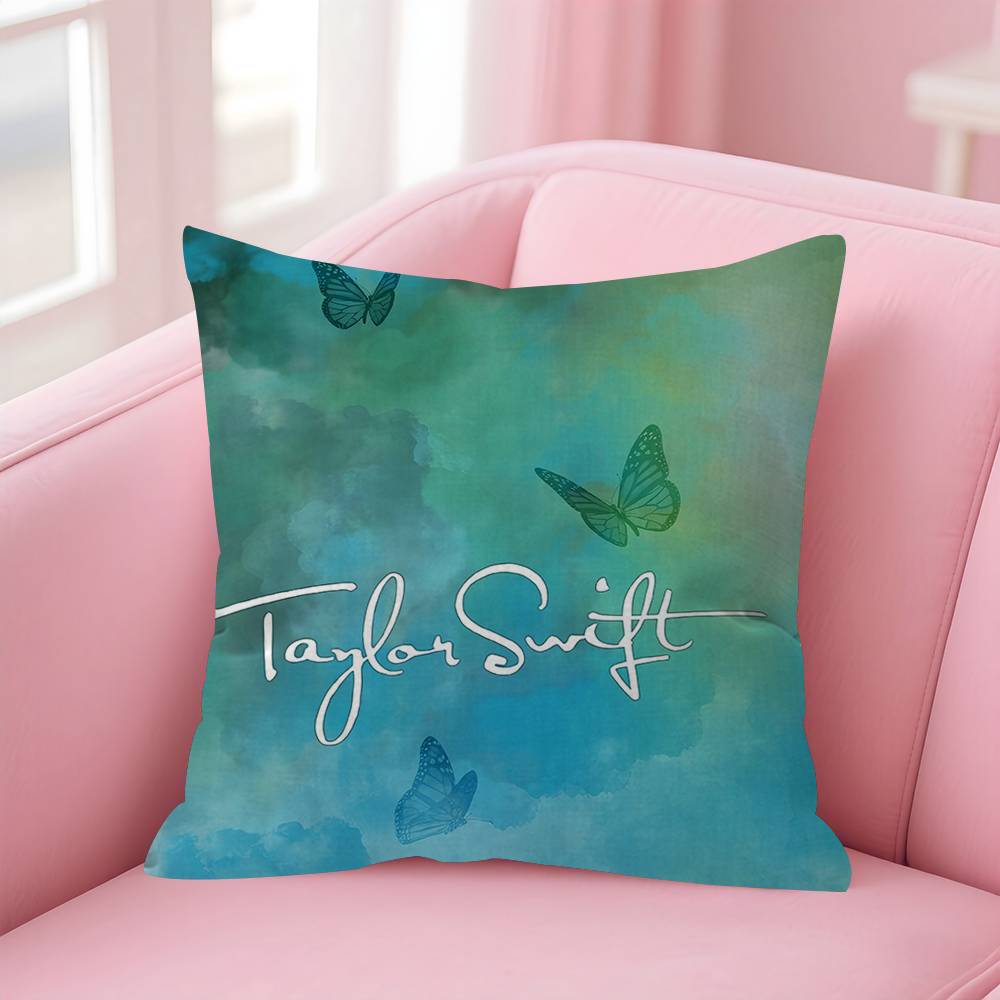 T-Taylors Swifts Personalized Picture Text Home Decorative Pillows Household Gifts 45X45Cm