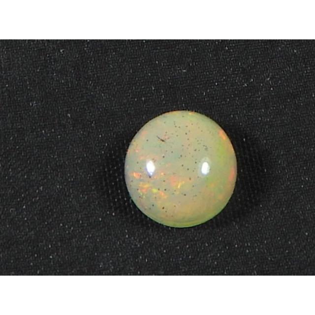 7X7 MM Natural Ethiopian Welo Fire Opal Round Healing Crytsal Loose Gemstone SK-3214