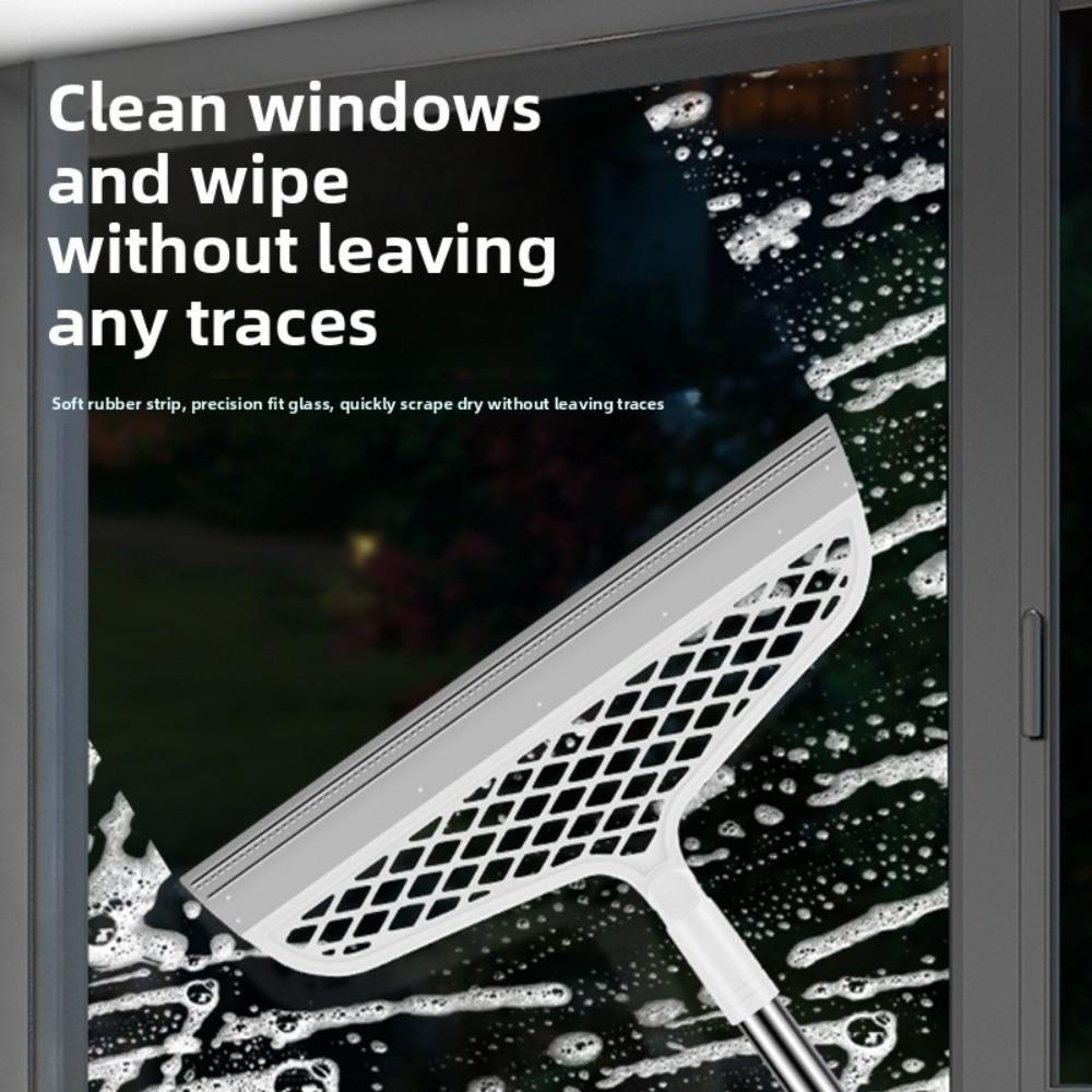 Durable Multifunctional Silicone Broom Rotation Wet Dry Magic Broom Detachable Portable Bathroom Floor Sweeping Scraper Home Use