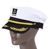 Marineblau Marine Erwachsene Yacht Militärhüte Boot Skipper Schiff Matrose Kapitän Kostümhut verstellbare Kappe Admiral für Männer Frauen LS