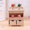 1:12 Dollhouse Miniature Cabinet Set Model Doll House Living Room Accessories