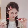 "Polka Dot Duckbill Clip: Simple, Versatile, Cute Hair Accessory for Bangs"