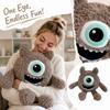 Poupée en peluche mignonne et drôle à grands yeux, jouet doux pour enfants et adultes
