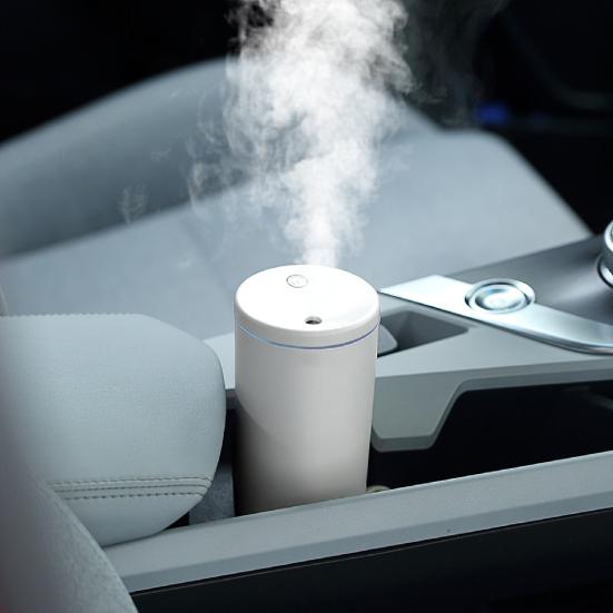 Bærbar luftfukter Rett kopp Design USB Mute Cool Mist Luftfukter Bilforstøver for hjemmet