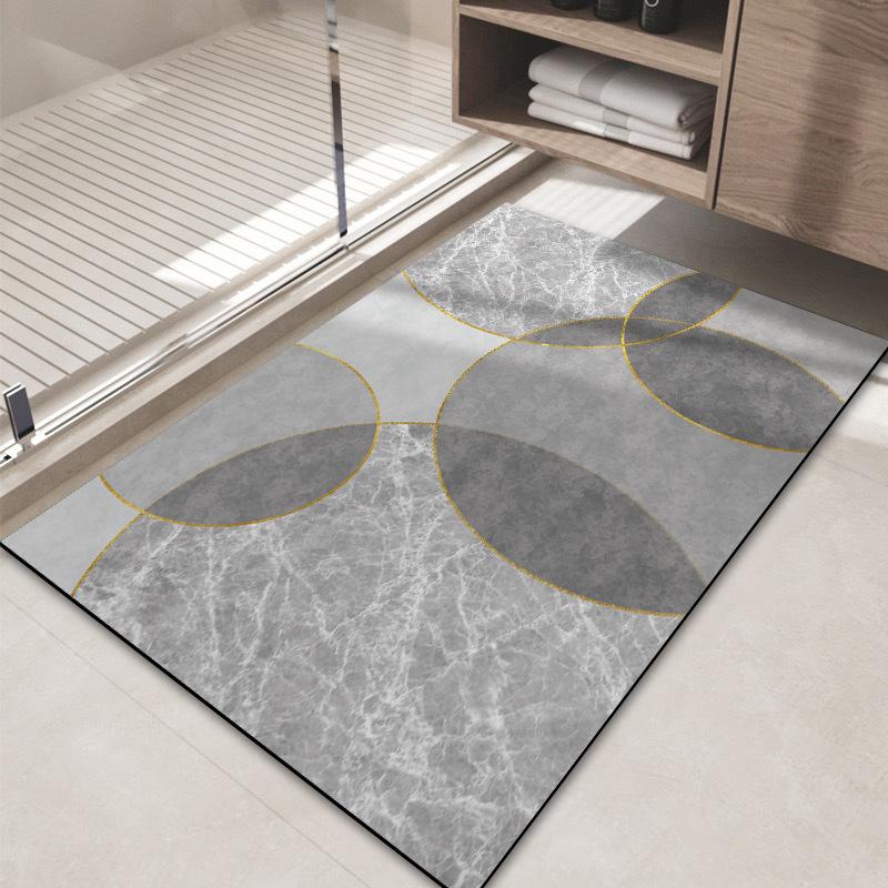 Bathroom Mat Bathroom Absorbent Mat Quick Drying Mat Toilet Door Mat