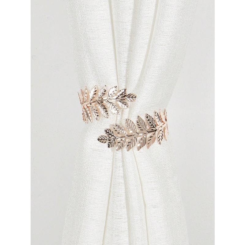 

Leaf Open Curtain Rings Gifts Birthday Graduation 2PCS срібний