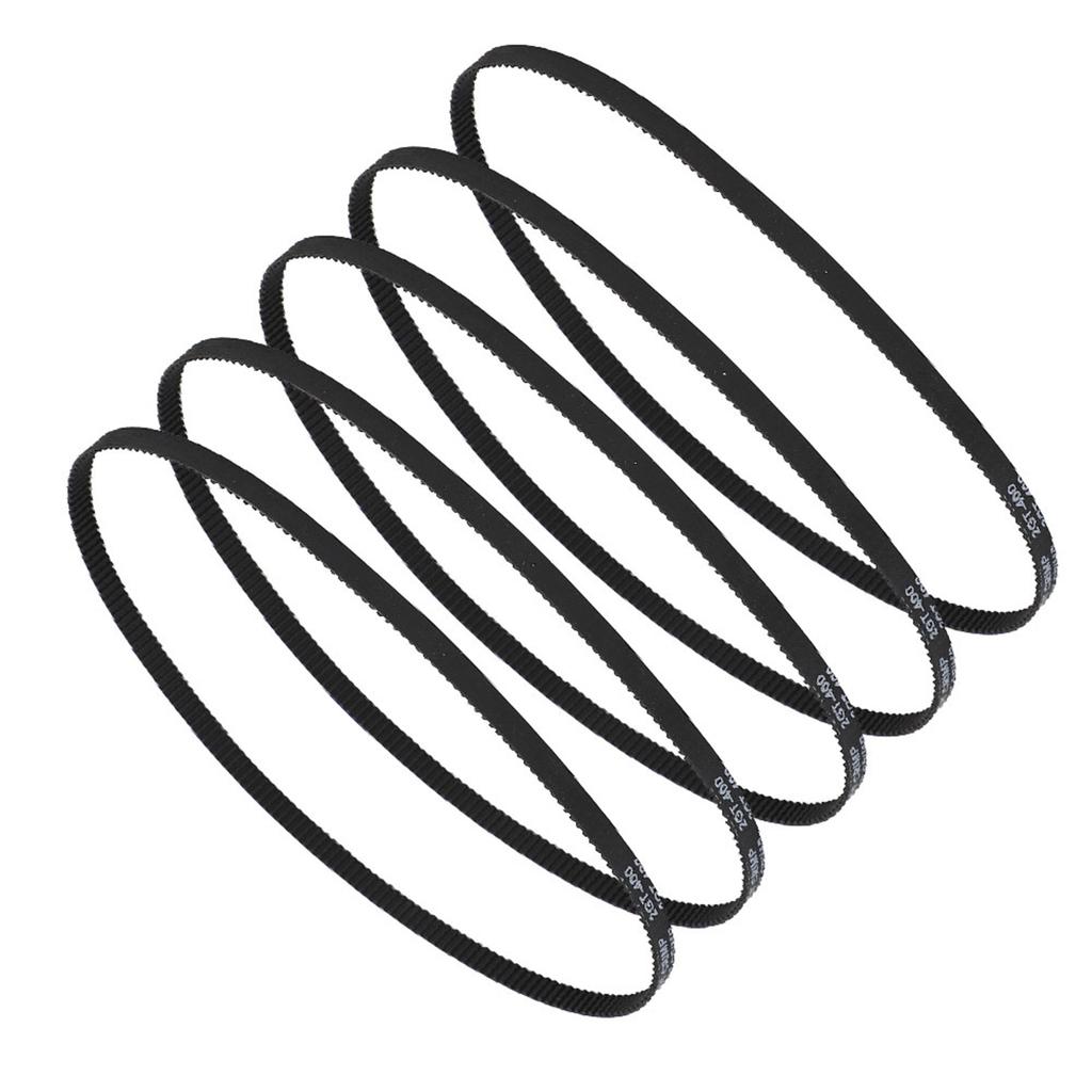5PCs 3D Printer Accessories GT2 6 400MM Rubber Closed Timing Belt Ring Synchronous Drive Belt