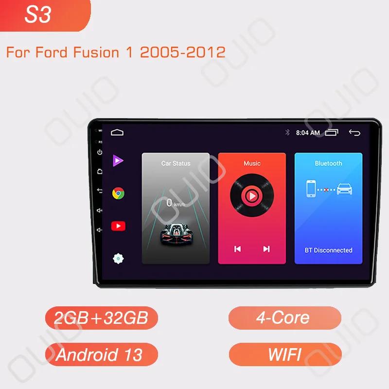 

8 ГБ+128 ГБ Carplay Radio для Ford Fusion 1 2005 200 2007 2008-2012 Автомобильный стереоплеер Мультимедиаплеер Android Auto GPS навигация 2DIN