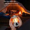 Rechargeable LED Camping Light with Adjustable Three-Color Modes and Long Battery Life.