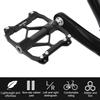 A Pair of Wheelup Aluminium Alloy Black Bearing Bike Pedal Mountain Bicycle Foot Plate Accessory Equipment