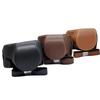 Full Body Vegan Leather Camera Case Bag with Strap