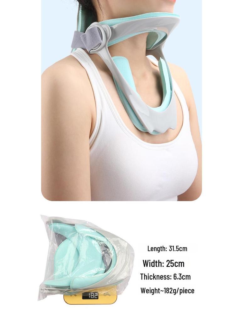 Halsstütze der fünften Generation, verstellbar: Anti-Verbiegungs-Traktionsgerät für Erwachsene & Kinder