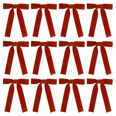 Elegant Bows For Holiday Decor Christmas Christmas Tree Ornaments Velvet Christmas Bows Effortless Installation Reusable Bows