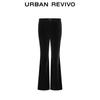 UR 2026 Women's Vintage Velvet Flare Pants