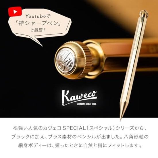 WOW Kaweco Mechanical Pencil Pen Case Personalization Available / Wrapping Message Card Special Gift (Black 0.7mm)