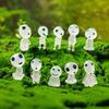 beyourchoi Aquarium Fish Tank Miniature Resin Resin Luminous Tree Elf Movie Character Cute Doll Collection Gift Objects, Objects, 10-Piece Set,