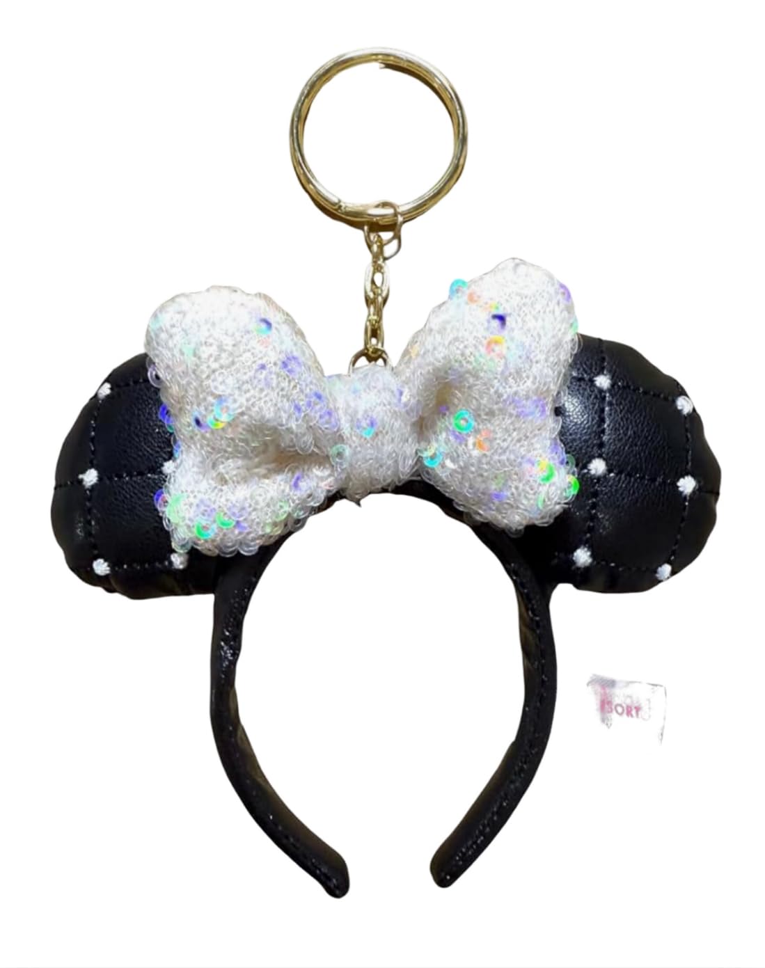 

Minnie Mouse Headband Keychain Key Ring Disney Resort [Tokyo Exclusive]