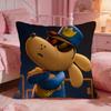 DDogmans Cute Cartoon Cushion Cover Premium Comfort Reversible Pillow Cove Two In One Design For Any Room  Car Interior