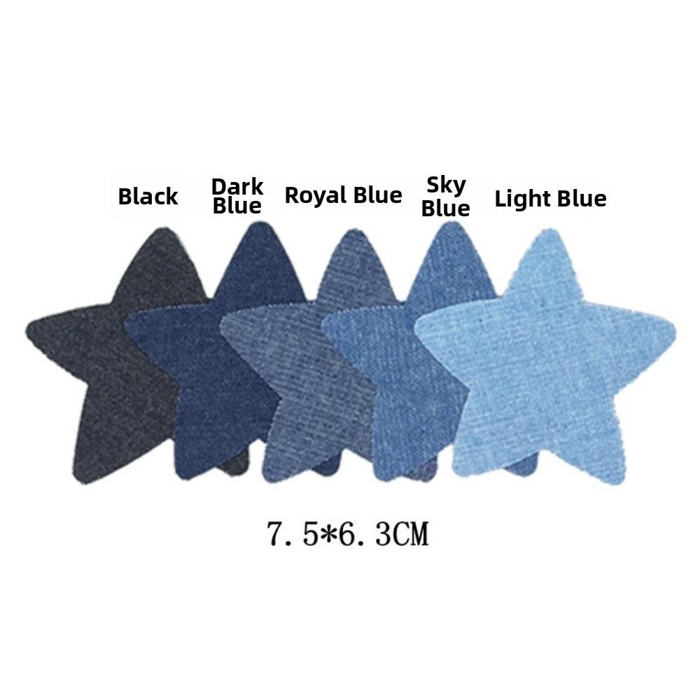 Cute Pattern Iron-on Patches 5 Colors Embroidered Patches Cute Jeans Patches  for Jeans Repair