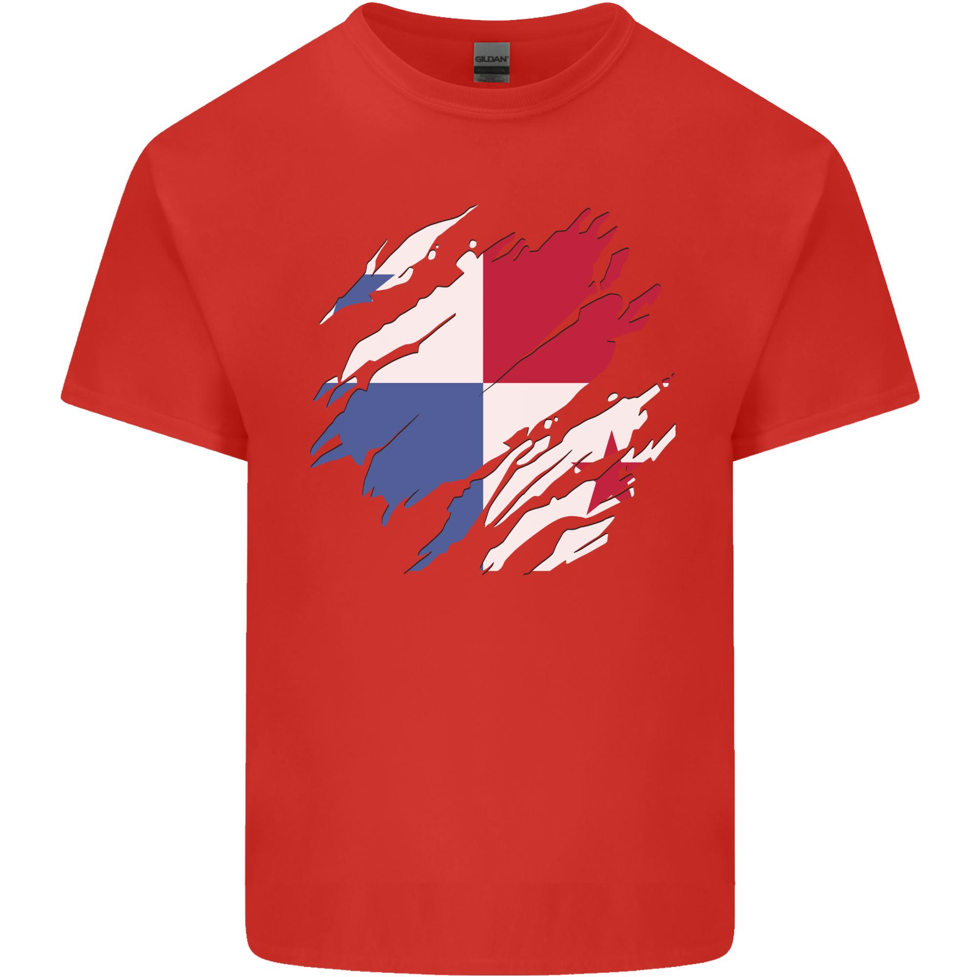 Torn Flag Panama Unisexs Light Cotton TShirt S