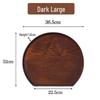 Japanese-Style Wooden Tableware Set: Breakfast Plate & Round Tray