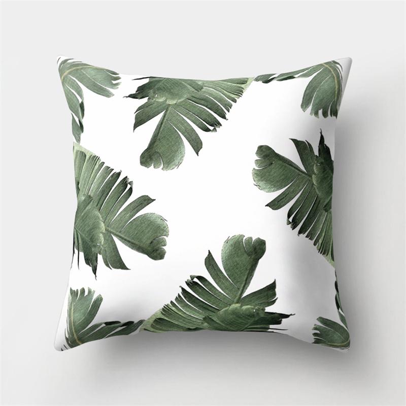 Nordisch grünes Blatt Kaktus tropische Pflanze Kissenbezug Wohnzimmer Sofa Schlafzimmer dekorativer Kissenbezug