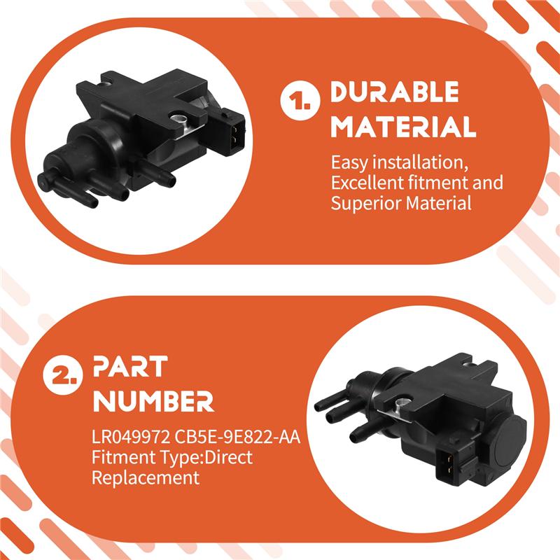 Ac29-Turbo Boost Pressure Valve For Ford Edge Explorer Land Rover Discovery Sport Range Rover Evoque LR049972 CB5E-9E822-AA