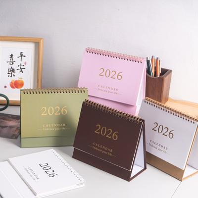 Tischkalender 2025.07-2026.12 Mini-Tischkalender Steh-Klappkalender Klappkalender für Büro, Zuhause, Schule
