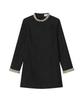 Meibeoyu Flavin Pearl Dress _ Black