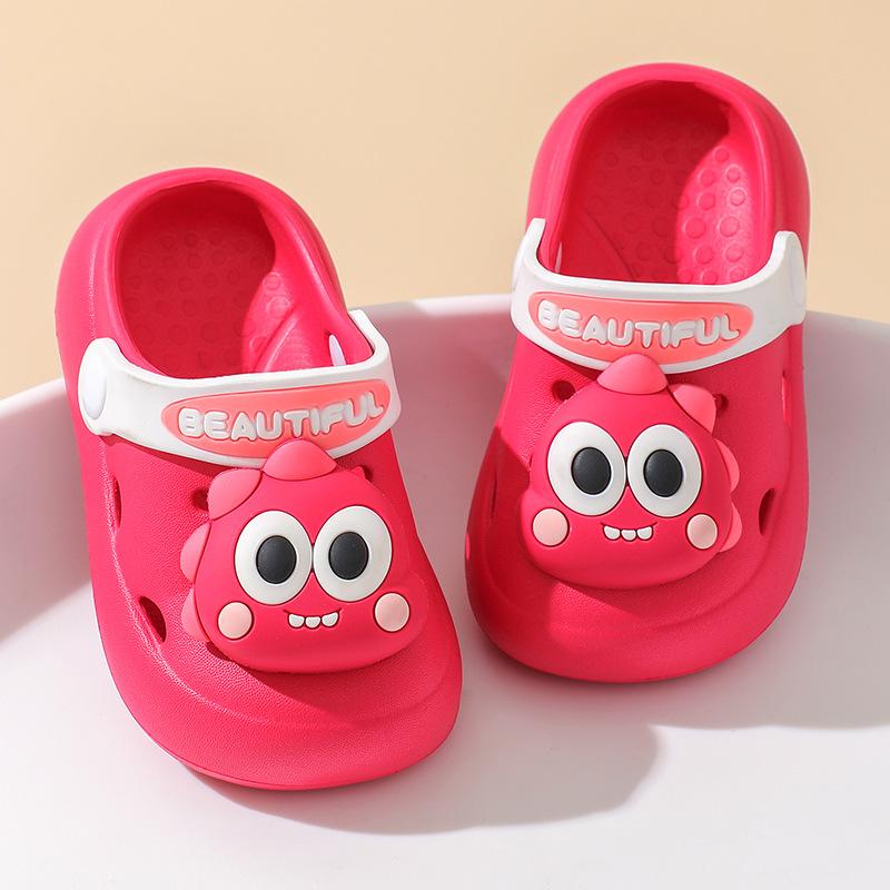 EVA Kids Summer Clog Sandals Cartoon Non-Slip Toddler Boys Girls Cute Indoor Outdoor Toe-Cap