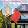 1 Paar Magnetische Flaggenbeschwerer Silikonüberzogen Vorhangbeschwerer Schwerlast Outdoor Garten Drapierung Amerikanische Flagge Unten Verhedderfreies Gewicht