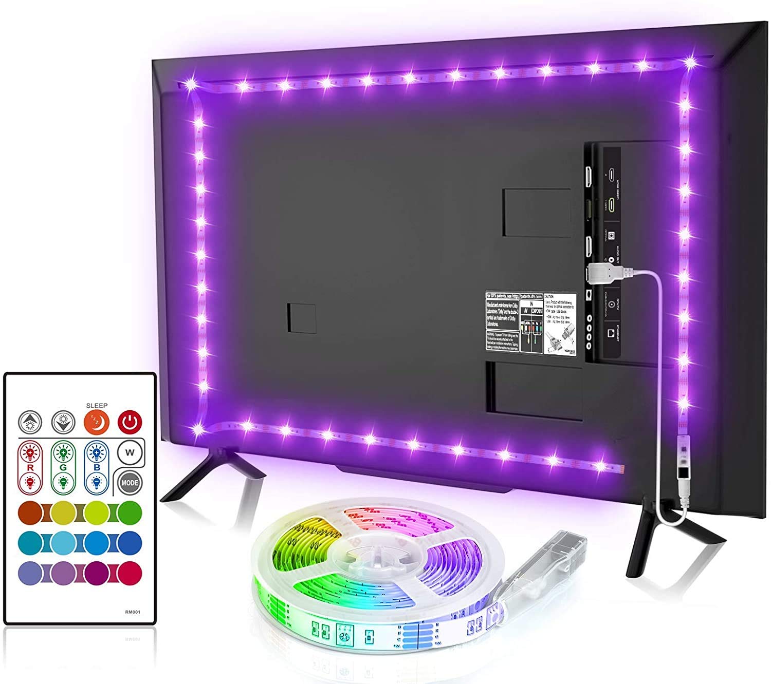 

[BASON] Светодиодная лента 2,5 м USB RGB – освещение