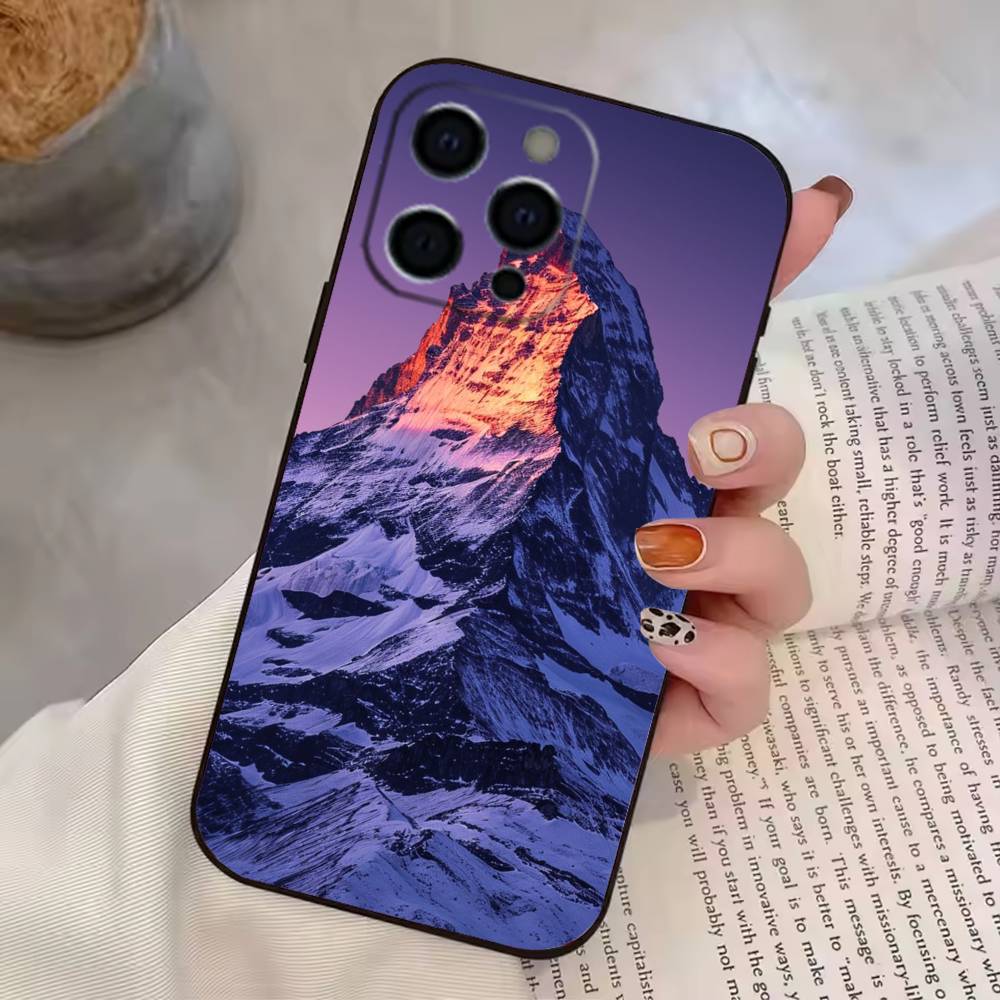 Zermatt Matterhorn Swiss Mountain  Phone Case Silicone Soft For IPhone 17 16 15 14 13 12 11 X XR Plus Pro Max Plus